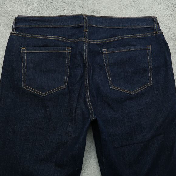 Old Navy Jeans Women's 14 Blue Mid-Rise Cuffed Skinny Denim Pant 24" Inseam - Picture 11 of 14